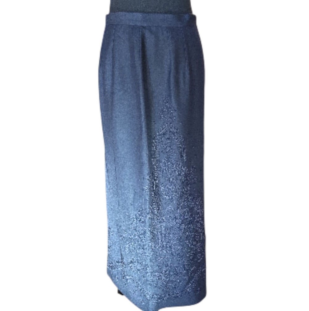 Talbots Blue Maxi Skirt